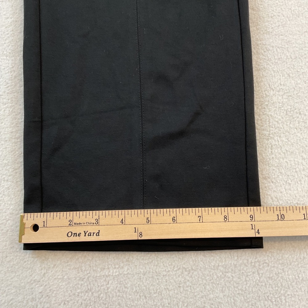 Lane Bryant Women 26L Black Straight Leg Pull On Ponte Knit Dress Pants Tall NWT - Picture 6 of 14